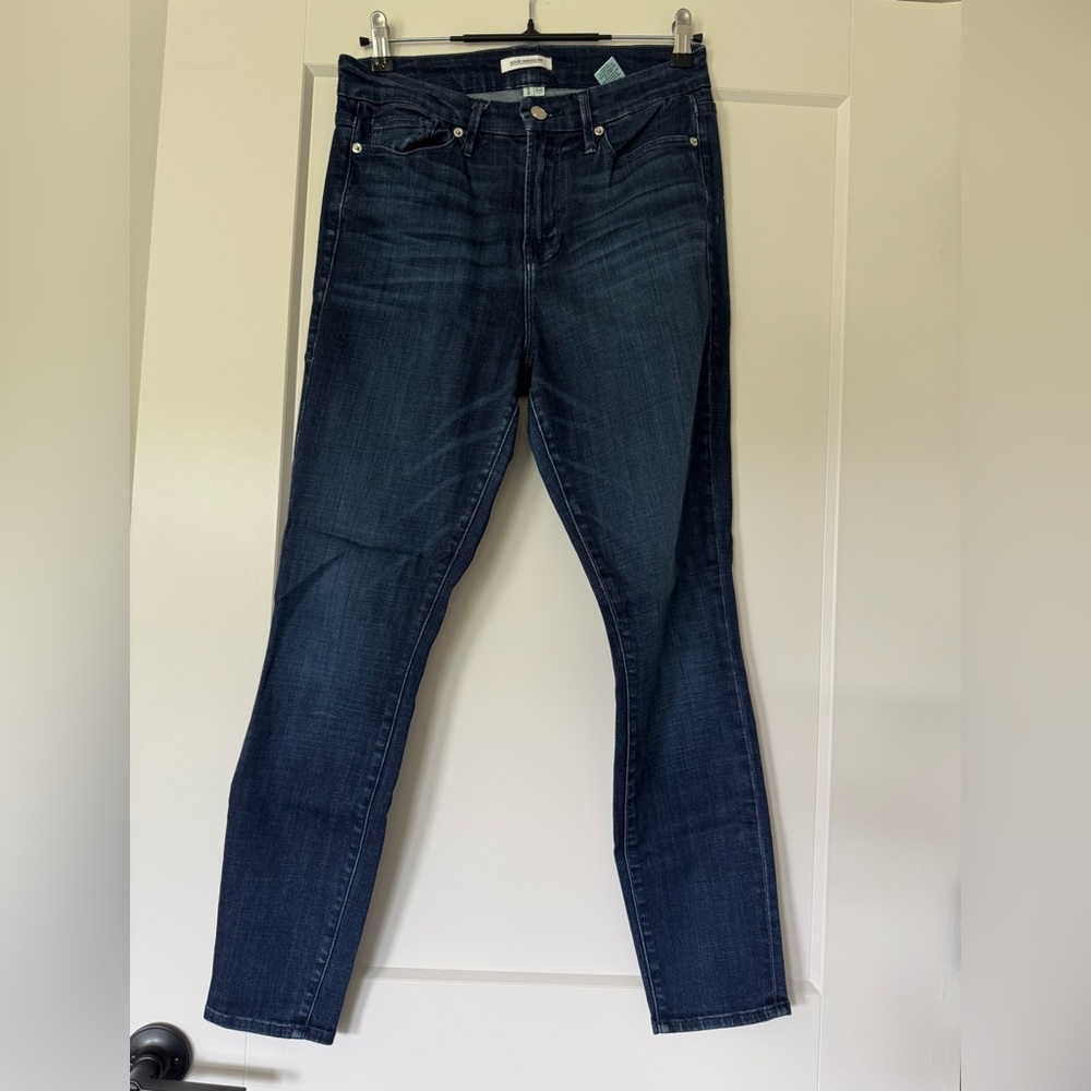 Good American Dark Indigo Skinny Jeans Size 8
